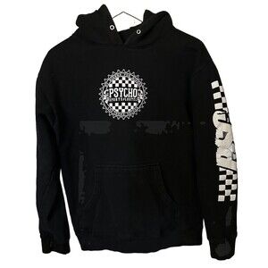 Psycho Sports Cartel Men's Medium Black Motocross Hoodie By Riders for Riders